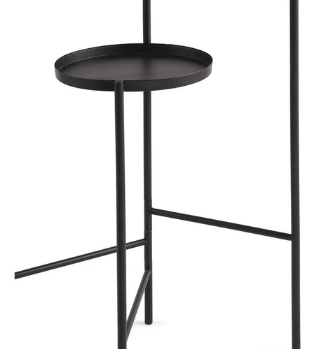 Imagem 4 de 8 de Mesa Decorativa De Apoio Preta Tendência Código- 11037 Mart