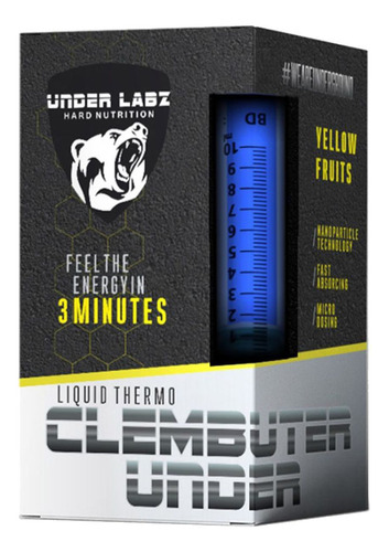Clembuter Under Labz Termogênico Líquido Pote 50 Doses