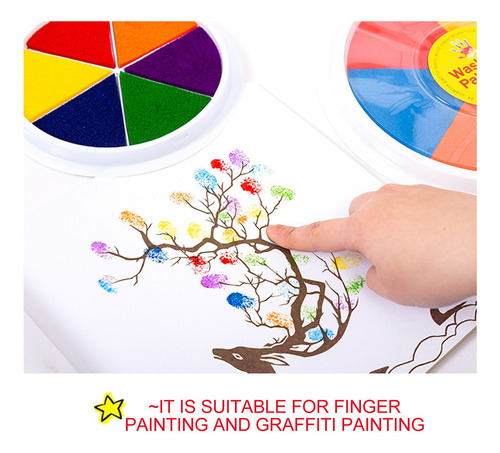 U Toy Divertido Kit De Pintura De Dedos Juguetes De Dibujo D
