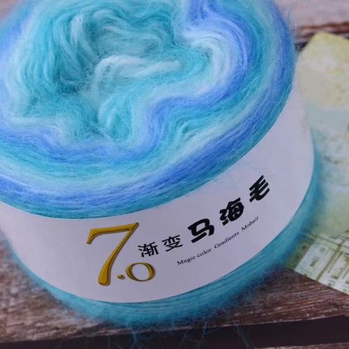 Hilo De Tejer (6 #mold) De Color Degradado De Ganchillo Ske