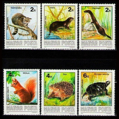 Fauna - Animales Protegidos - Hungría - Serie Mint