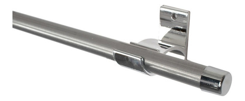 Kit Varão Para Cortina Luxo Sofisticado 19mm 1,40m Alumínio