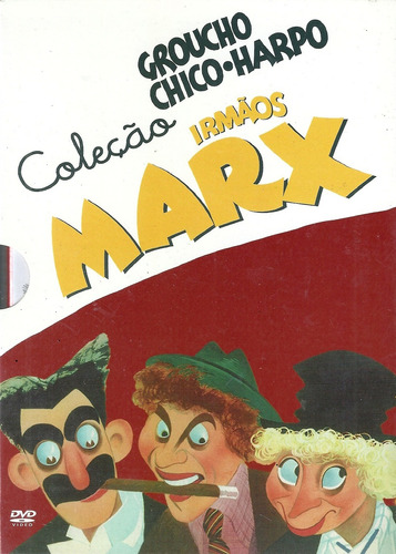 Coleção Irmãos Marx ( Groucho Harpo Chico ) 5 Dvds - Novo