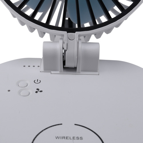 5000mah Usb Small Fan Wireless Charger Charging Treasure Fan