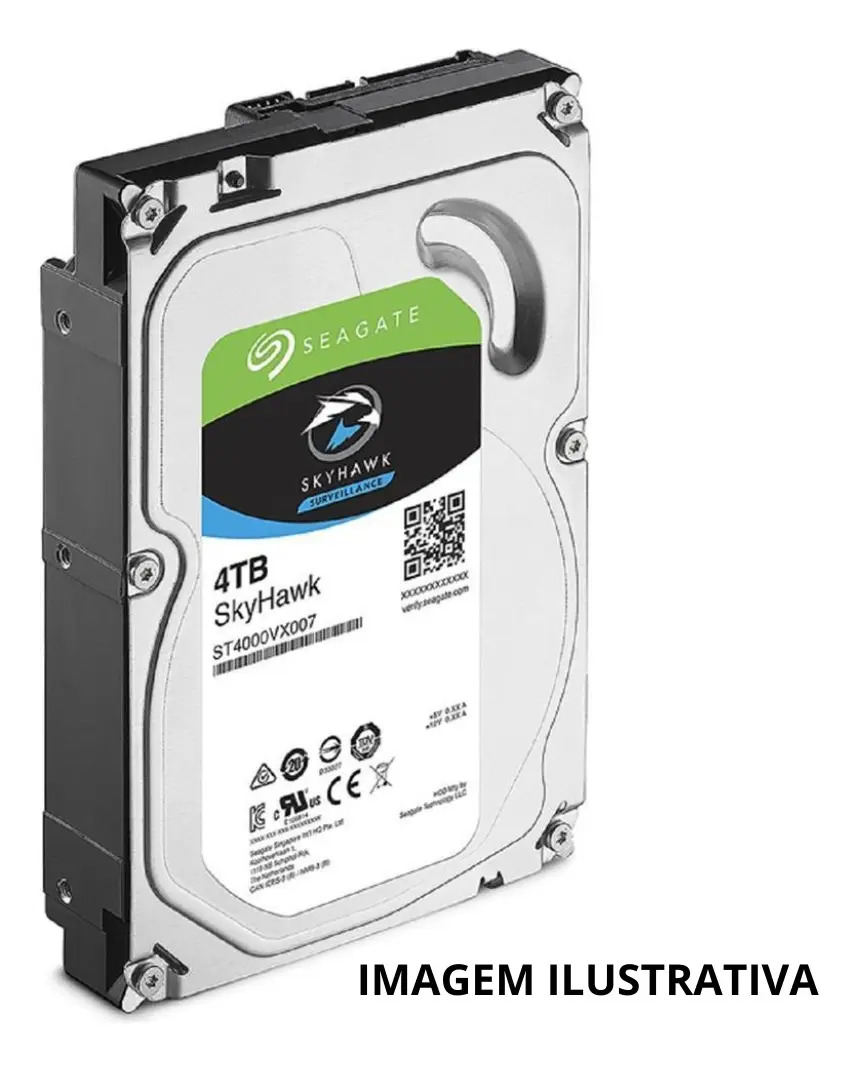 Hd Seagate Skyhawk 4tb 256mb Sata St4000vx016