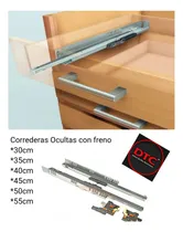 Comprar Correderas Ocultas Con Freno Marca Dtc 500mm