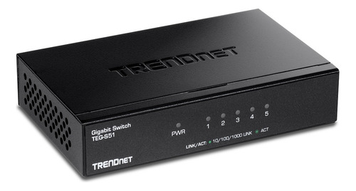 Trendnet Teg-s51, Switch 5 Puertos Gigabit Greennet Metal