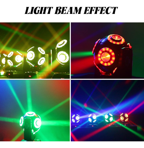120w Rgbw 4 En 1 Esférico 360° Giratorio Luces De Escenario