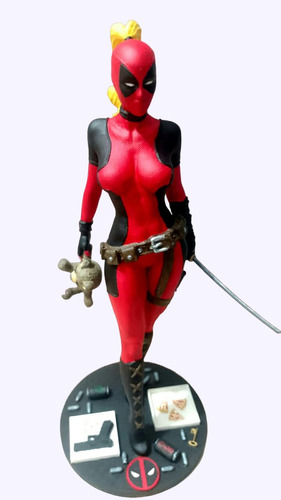 Figura De Accion Lady Deadpool  24cm 