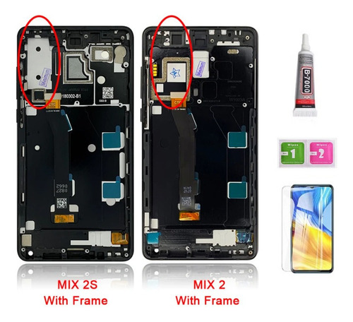 Pantalla Lcd+marco Compatible Con Xiaomi Mi Mix 2 Mix 2s