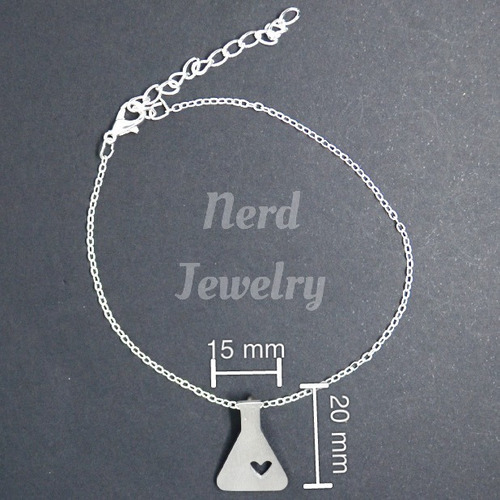 Collar Matraz Química Biólogos Científicos Acero Inoxidable