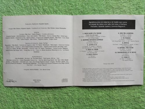 Imagen 3 de 4 de Eam Cd Cristian Castro Agua Nueva 1992 + Para Ti Vers. Larga