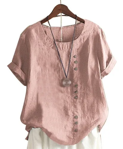 Camisa de cambraia de linho on sale feminina