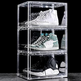 Caja De Zapatos Transparente, Paquete De 3 Cajas De Plástico