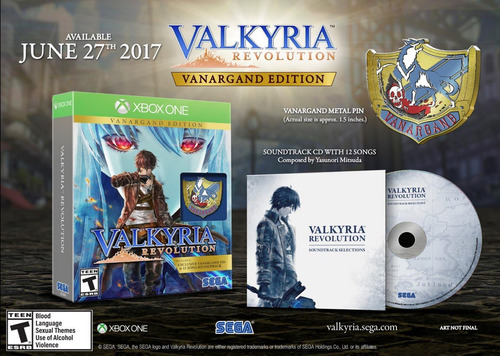 Valkyria Revolution Vanargand Edition Físico Xbox One 