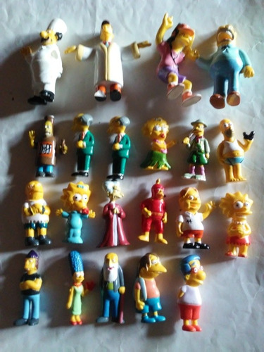 Muñecos Los Simpson, Lote X 21 (3cm Y 5 Cm)