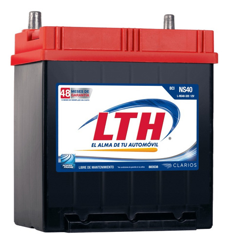 Acumulador Lth Tipo L-ns40-320. Entrega Cdmx.