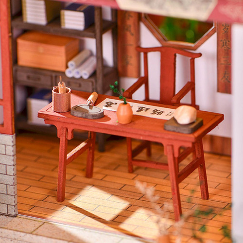 Kit De Casa De Muñecas De Madera Creativa Con Juguete De