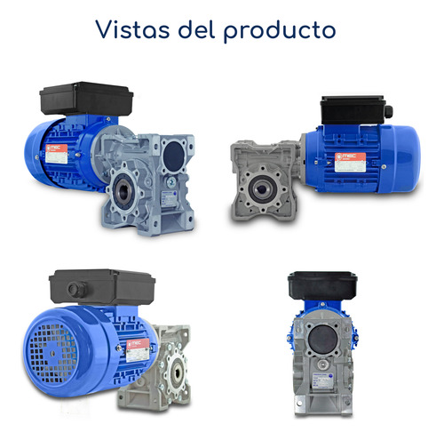 Motorreductor Monofásico 220v 1hp Caja 75 1:80 19rpm