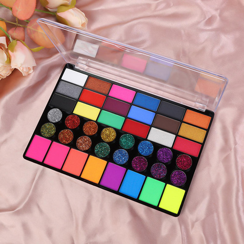 Paleta De Maquillaje A Base De Agua Face Paint 42 Colorida