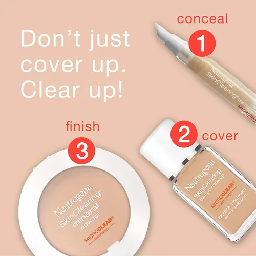 Limpiador De Piel Sin Aceite Foundation Neutrogena Acne 80 M