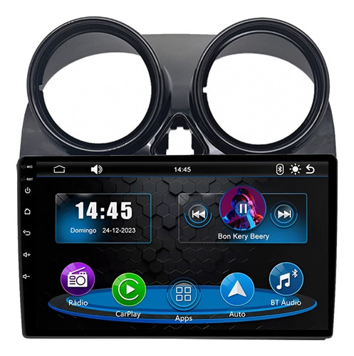 Multimidia 9p Palio 12/17 Carplay Android Auto Mp5 + Ré