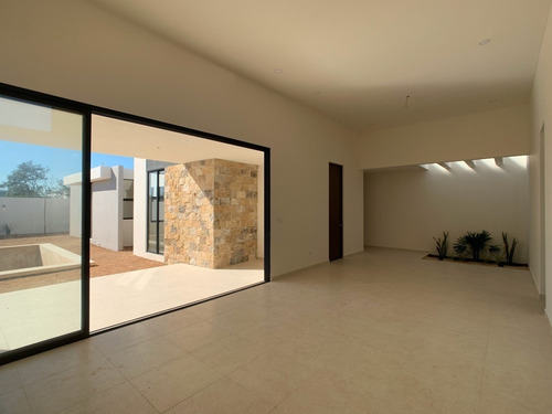 Imagen 3 de 28 de Casa Nueva De Una Sola Planta En Venta, Serena, Dzitya, Méri