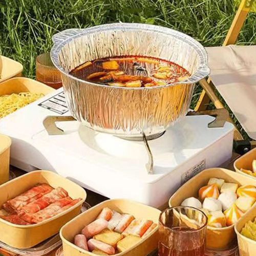 Tf Olla De Papel De Aluminio, Olla Para Carne,