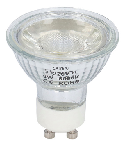 Bombilla Gu10 Led Cob De 5 W Con Brillo Ajustable, Punto Aju