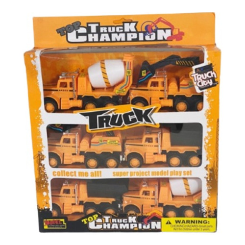 Truck Champion - Camiones De Construccion - Truck City Set 6