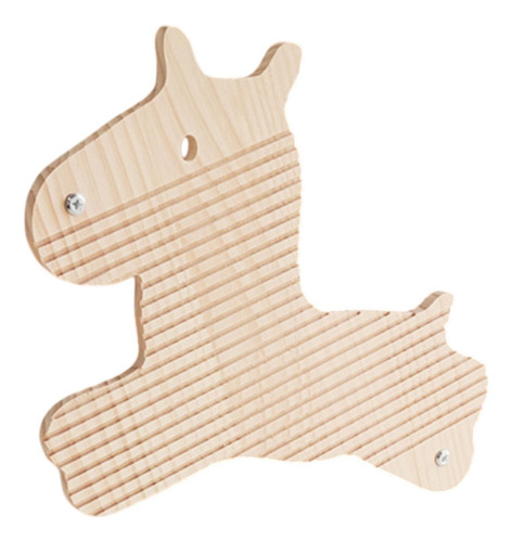 Tablero De Rasguños De Conejo Pad, Juguete Para Caballo