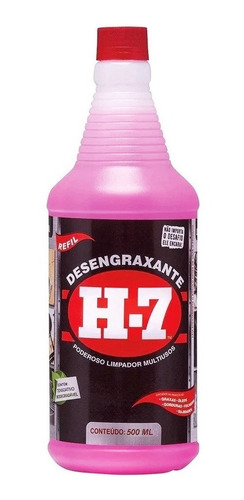 Desengraxante H7 500 Ml - Limpeza Pesada -refil Original