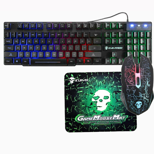 T6 Teclado Y Ratón Kit Gamer Barato Alámbrico Led Light1