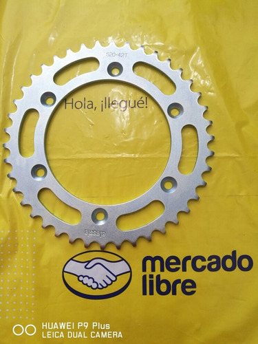 Sprocket Trasero Para Dm150 Roja 6 Birlos