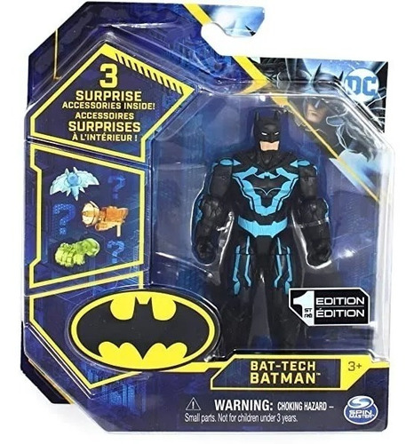 Figura Articulada Batman (bat Tech) Dc Comics Spinmaster