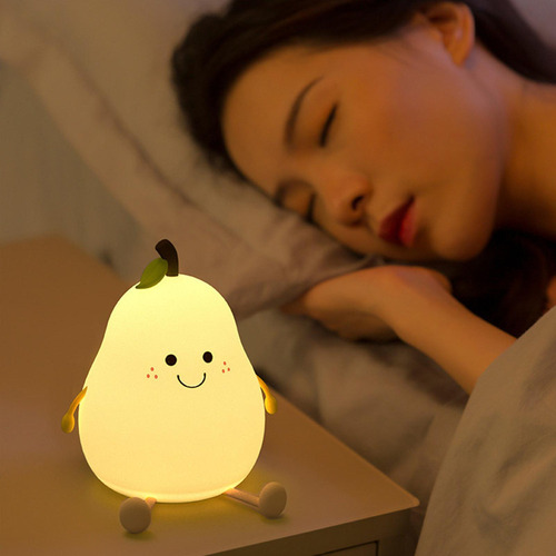 ¡ Lámpara De Mesa Led Pear Night Light Recargable Para