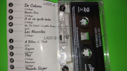 Cassette De Colores Nubeluz Gemelas Elias (Usado)