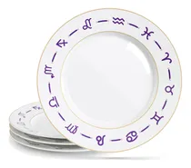 Comprar Platos De Postre De Porcelana De Fastellong De 4, Platos De