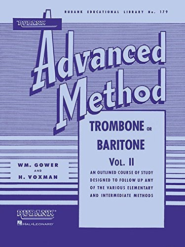 Rubank Advanced Method  Trombone Or Baritone, Vol 2 (rubank 