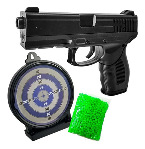 Pistola Airsoft Blanco Gel Balines Resorte Vigor 