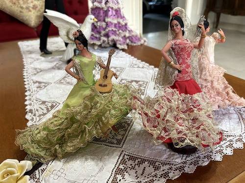 Muñeca Flamenco Bailarines Marin Chiclana Pack X3