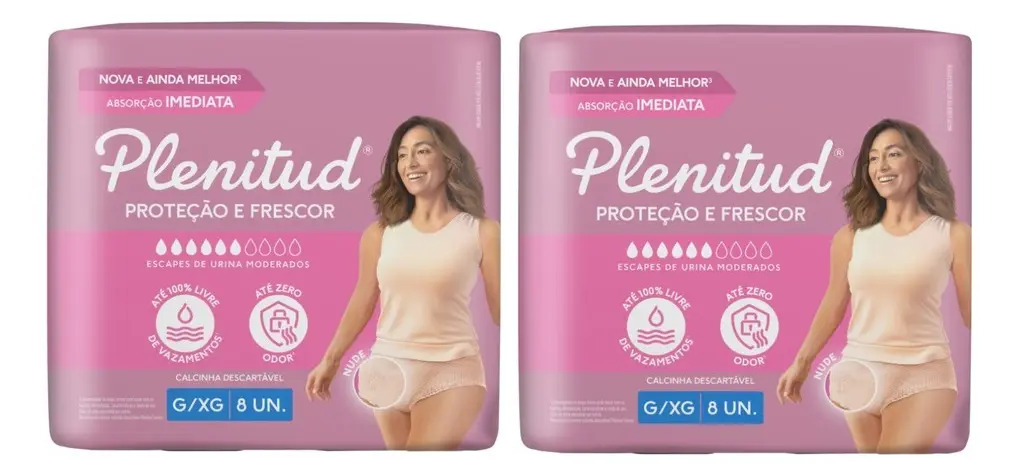 Pañales para adultos descartables Plenitud Femme Roupa Interior Descartável G/XG x 16 u