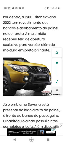 Imagem 14 de 15 de Mitsubishi L200 2.4 Triton Savana Cab. Dupla 4x4 4p