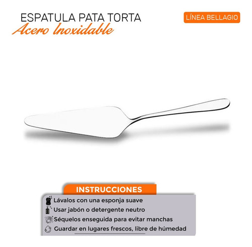Pala Brinox Beli Pie, acero inoxidable