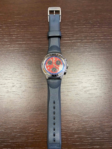 Raro Relógio Swatch Irony Chrono Ycs405c