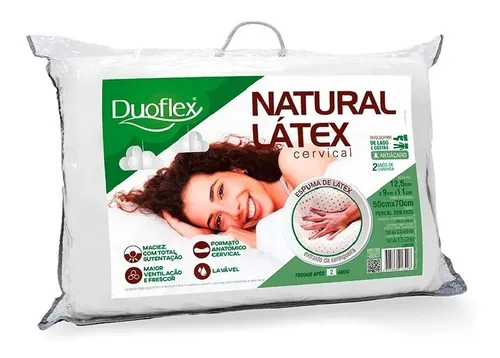 comprar Almohada Duoflex Natural Latex Cervical Cosmo´s Hogar
