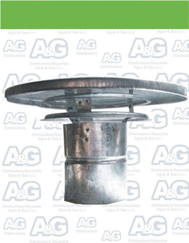 Caño / Tubo Zinc Ventilación De 5 Pulgadas X 1 Metro