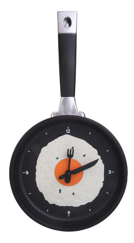 Imagen 10 de 12 de Sartén Huevo Moderno Reloj Cubiertos Cocina