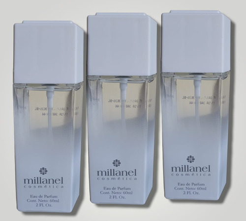Pack 3 Perfume De Mujer Millanel 60 Ml