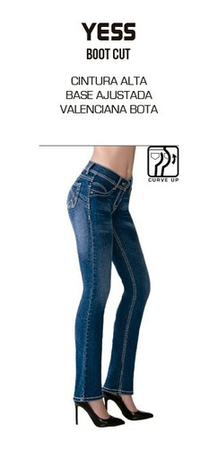 Imagen 5 de 7 de Pantalón Oggi Jeans Dama Mezclilla Yess